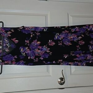 HEIMISH USA Floral Dress with Purple and Pink Accents